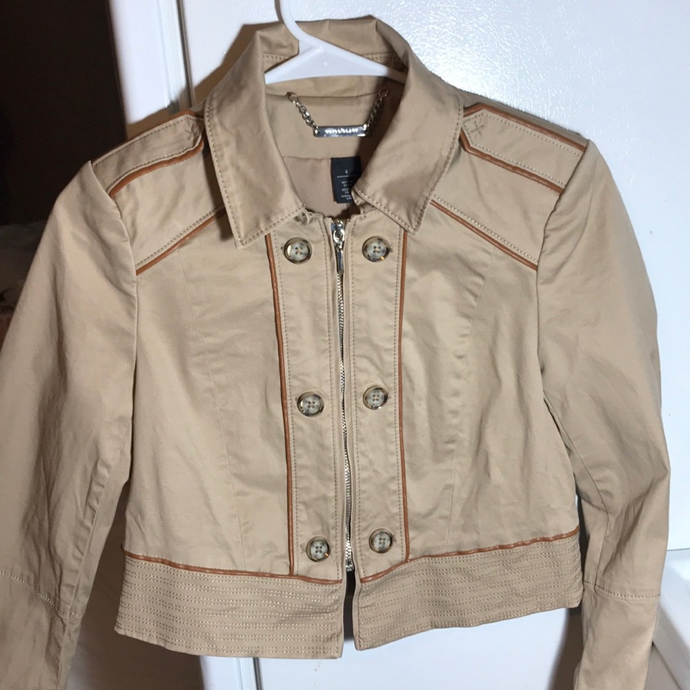 White House Black Market Cropped Jacket